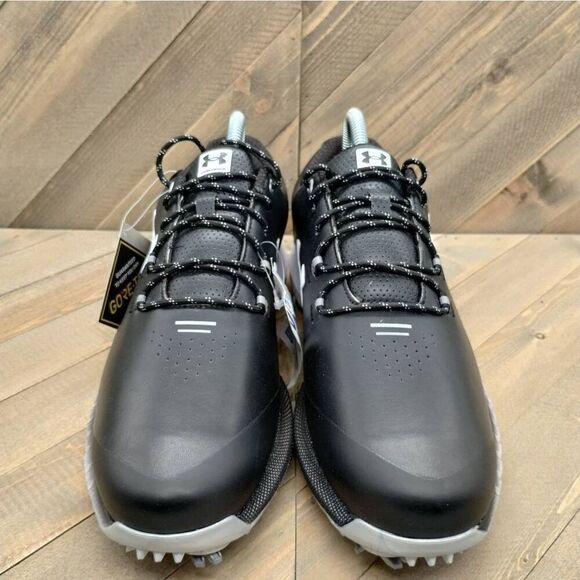 Under Armour HOVR Drive Gore-Tex Golf Shoes Mens Size 8 Black‎ White Waterproof - Picture 5 of 9